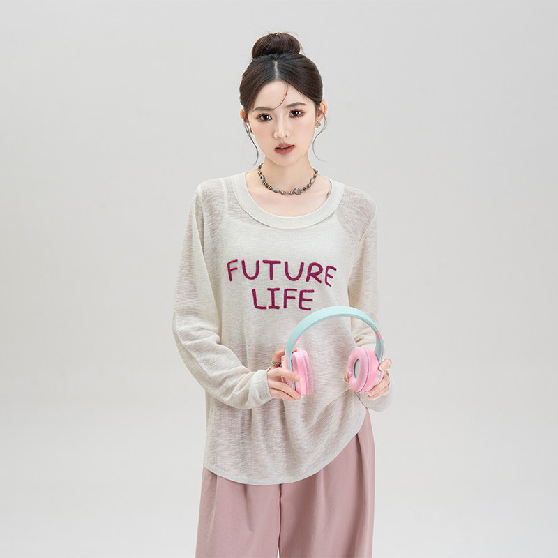 白色薄款冰丝正肩短袖t恤女夏季新款小个子显瘦微透防晒罩衫上衣,淘宝优惠券,粉丝福利购,淘宝优惠卷