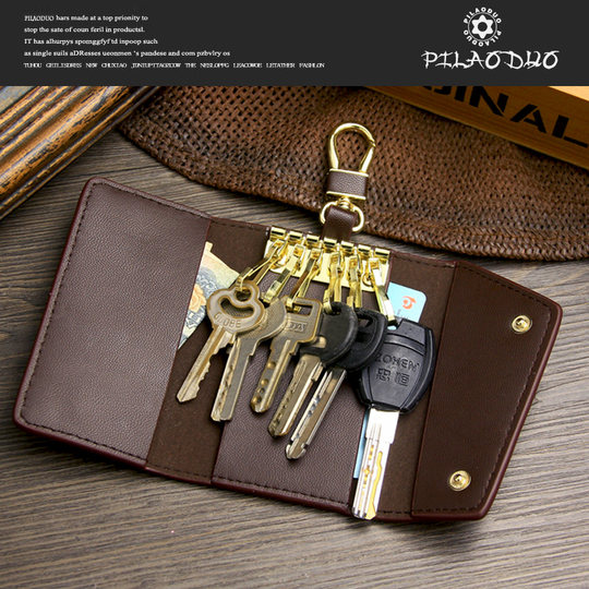 Pilaoduo новая европейская и американская сумка для ключей из искусственной парусины для мужчин
