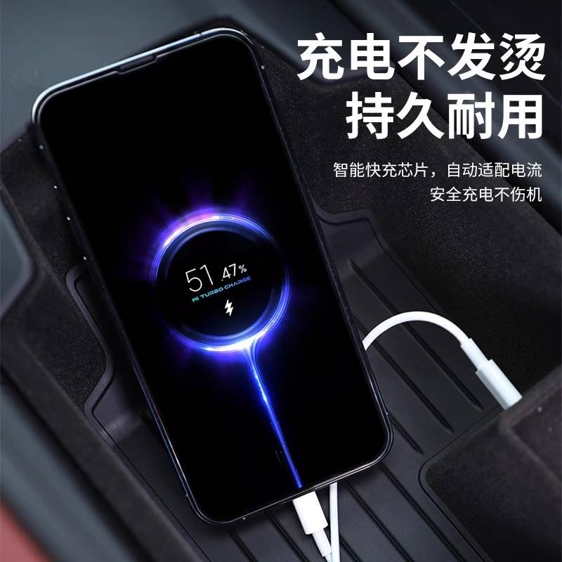 奔驰C级E300L/GLC260/A级GLE300lGLB车载快充TypeC投屏数据传输线 - 图1