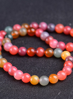 天然盐源玛瑙毫米全新项链现货