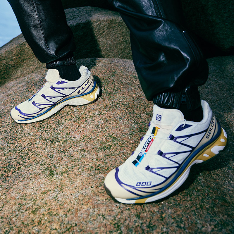 salomon户外情侣潮鞋男复古运动鞋 salomon越野跑鞋
