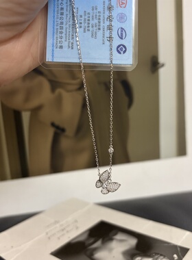 超仙～纯欲蝴蝶项链  闪闪bling S925通体纯银  细锁骨项链女礼物