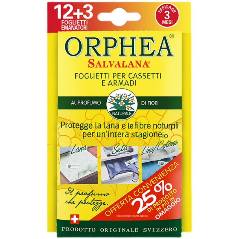 ORPHEA奥菲雅羊毛衣物衣柜防虫蛀防霉防蛀虫衣帽间香片替代樟脑 - 图3