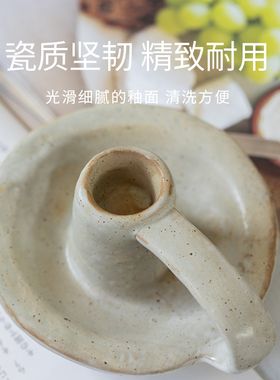 曼叙复古烛台家用香薰蜡烛摆件