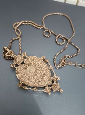 欧美饰品中古vintage回流独款复古项链设计感小众高级感送礼项链