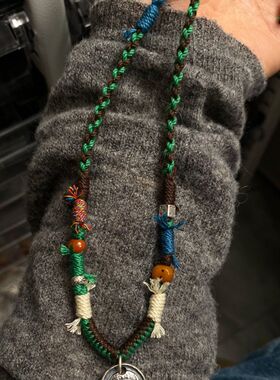 转运项链藏式文玩佛珠毛衣复古男女半成品毛衣链可调节可穿配件