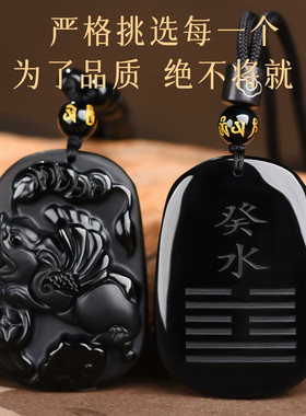 遇见普陀山天然黑曜石飞貔