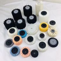 Water Spray Drum Brush Round Roll Brush Round Brush Round Brush Round Hairbrush Roll Cylindrical Brush Nylon Wire Hairbrush Wheel