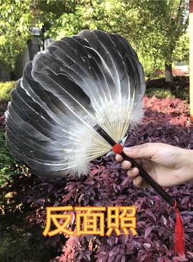 手工诸葛孔明古风礼品工艺鹅毛扇