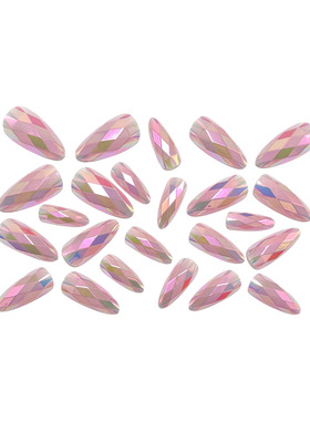 3D立体多面菱形幻彩电镀金属亮面