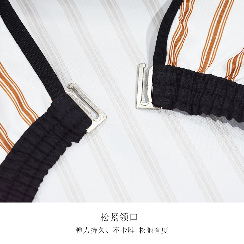 2米理发围布美发发廊专用黑白条纹时尚围布高档防静电不粘发剪发,淘宝优惠券,粉丝福利购,淘宝优惠卷