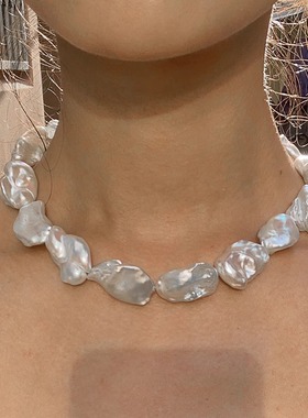 15-19mm无核特大花瓣珍珠项链