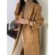 2025 autumn and winter mid-length autumn and winter braid new high-end belt suit loose double-sided wool coat for women