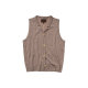 CycleDocument lapel woolen sleeveless vest