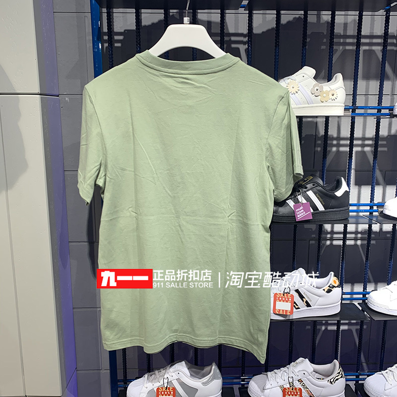 adidas三叶草女装夏季新款圆领透气短袖T恤HG3992 HG3993-图3