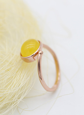 不退色玫瑰戒指空托