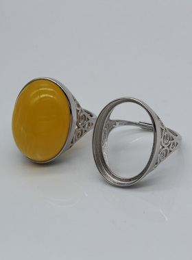 925纯银女戒托戒指托14*23 15*22.5 16*21.5 17*20.5戒指空托