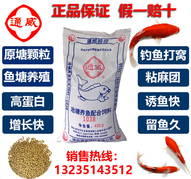 Tongwei ອະນຸພາກຂະຫນາດນ້ອຍ koi bulk ຫນອງອາຫານປາ