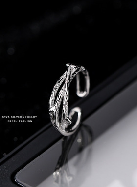 荆棘玫瑰情侣纯银对戒