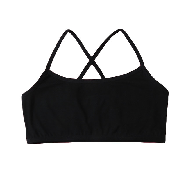 Cross middle and large children's 9-12 beautiful back strappy tube top