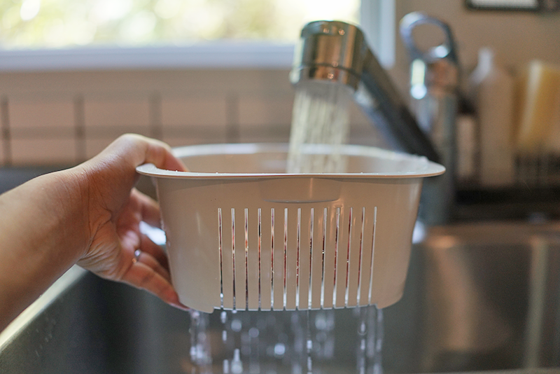 朴房 简约沥水篮三件套 洗菜厨房收纳筐水果蔬菜篮淘米霜山带盖子,淘宝优惠券,粉丝福利购,淘宝优惠卷