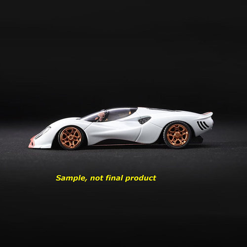 Mirage 1:64 De tomaso 德拓玛索 P72 跑车 仿真合金汽车模型收藏 - 图2