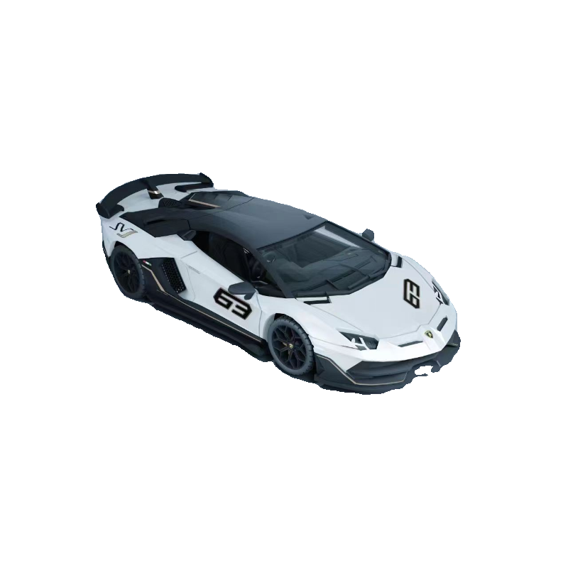 RM犀牛1:64兰博基尼Lamborghini Aventador SVJ 63 合金汽车模型 - 图3