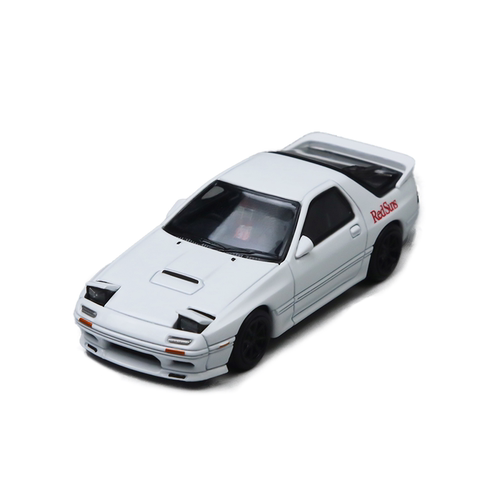 ATS 1:64 马自达RX-7 FC3S 头文字D前大灯可开关仿真合金汽车模型 - 图3