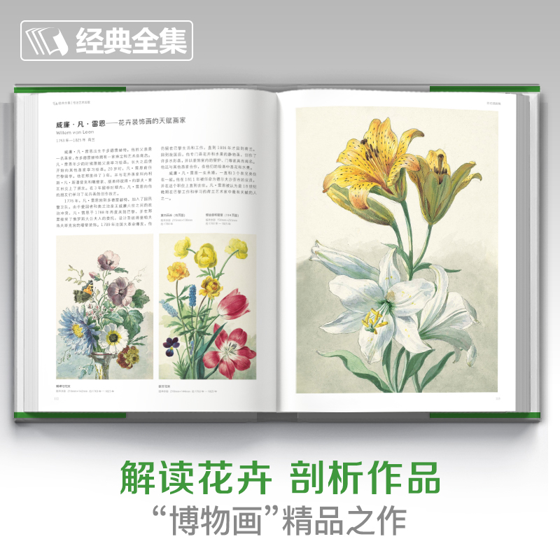 【精装版】2册百花+百态动物插画集 西方大师手绘插画作品集艺术画册书籍水彩画色彩油画植物花卉画临摹美术教材原版正版 杨建飞