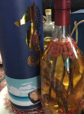 3L洋酒瓶客厅酒瓶装饰玻璃泡酒空瓶XO酒瓶子自酿酒装瓶6斤大酒瓶