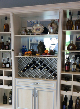 现代简约家居摆件仿真酒新房diy