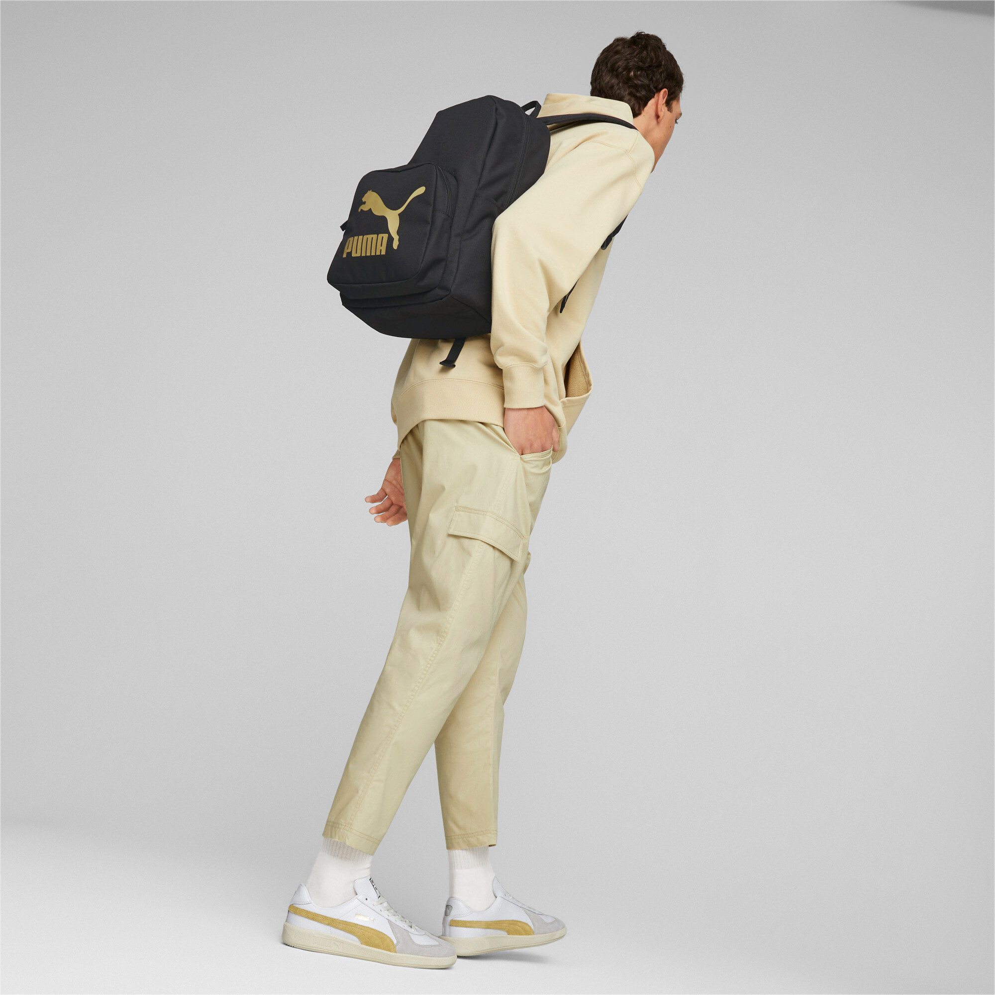 PUMA彪马官方 新款运动休闲双肩包书包 CLASSICS BACKPACK 079651 - 图1