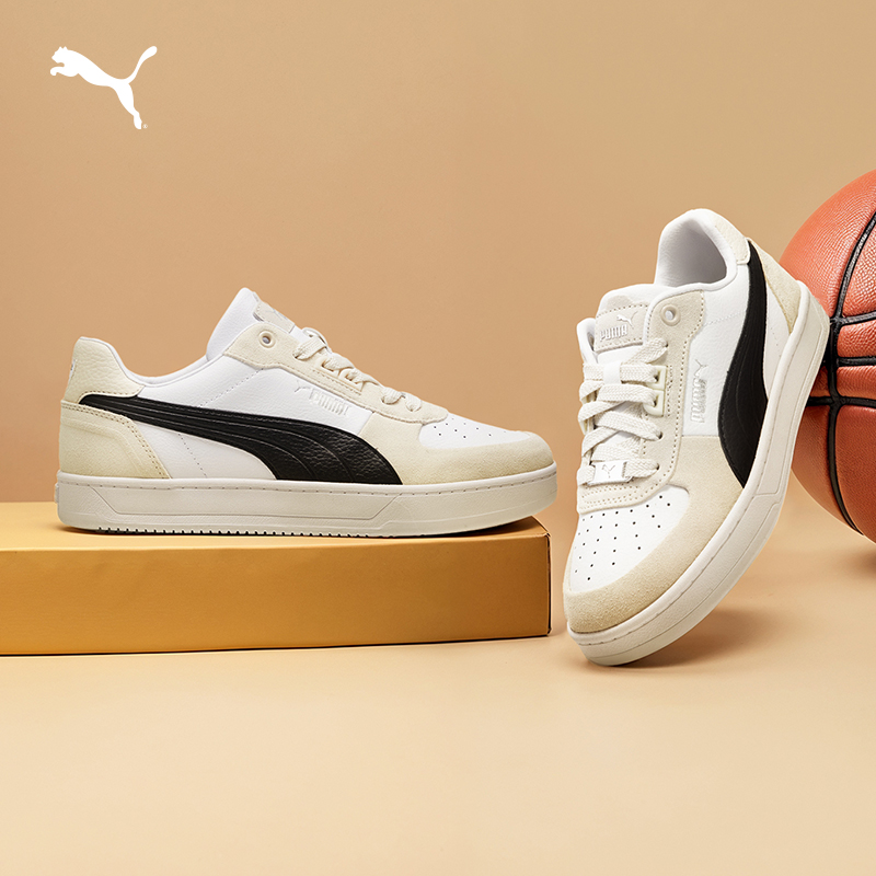 经典复古透气小白鞋男女PUMA彪马低帮百搭板鞋运动鞋CAVEN 395080 - 图1