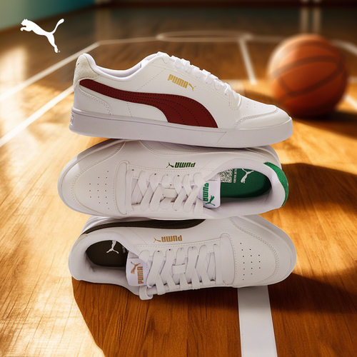经典百搭透气小白鞋男女PUMA彪马新款春季休闲板鞋SHUFFLE 309668 - 图3
