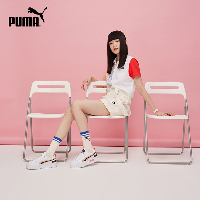 puma官方新款女子复古厚底休闲板鞋 PUMA板鞋