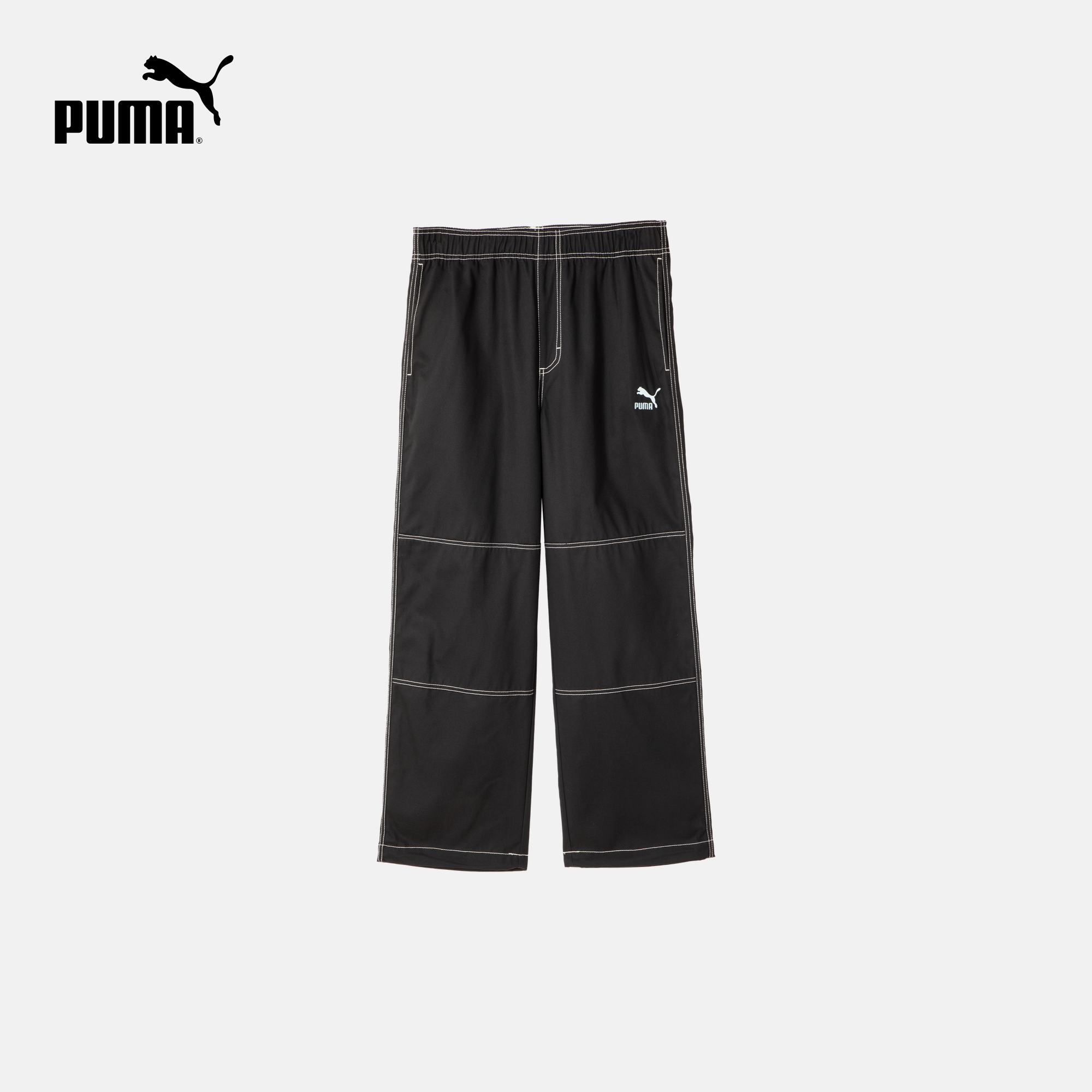 【刘宪华同款】PUMA彪马男女撞色明线工装长裤 SWXP PANTS 626860 - 图2