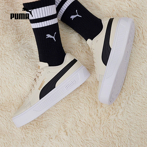 Puma, высокая белая обувь на платформе, кроссовки
