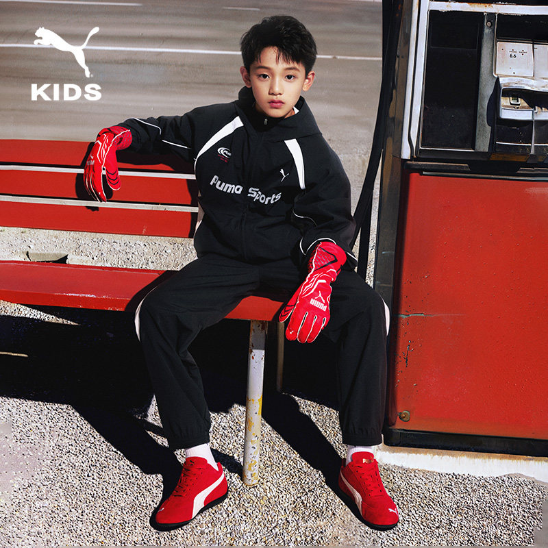 赛车风防泼水网眼透气运动外套男童PUMA彪马秋季休闲夹克 950552,淘宝优惠券,粉丝福利购,淘宝优惠卷