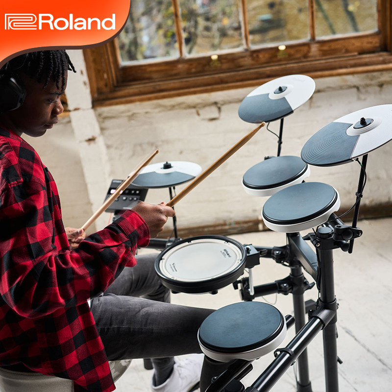 罗兰电子鼓td02k入门初学者架子鼓 艾威乐器电子鼓