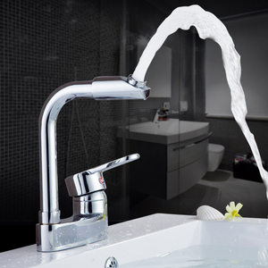 时龙全铜洗脸池水龙头冷热双孔洗脸盆台盆龙头面盆龙头洗手盆家用