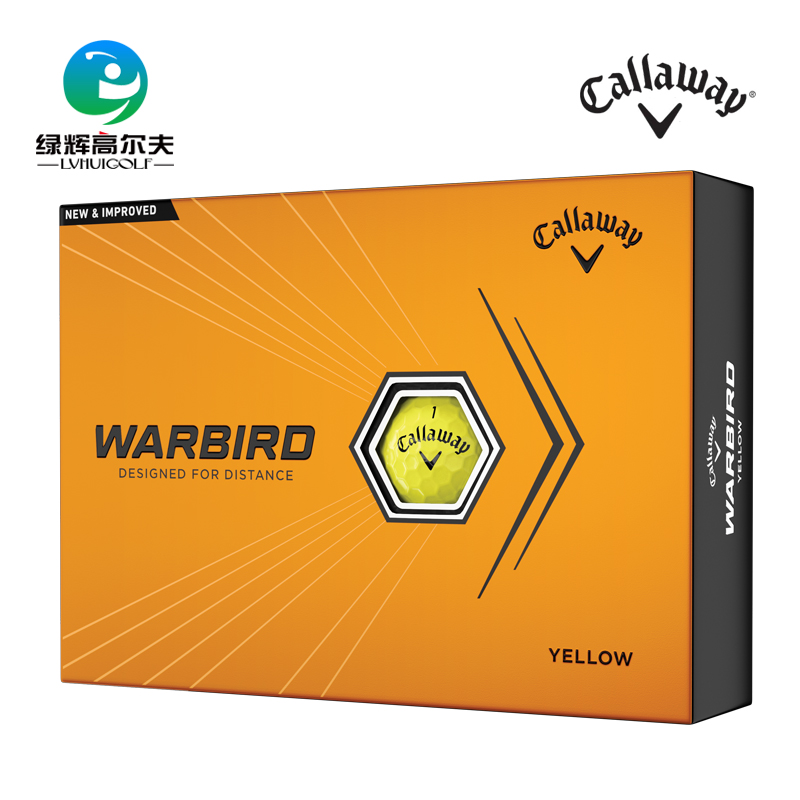 Callaway卡拉威高尔夫球二层球WARBIRD系列golf球比赛初学练习球 - 图0