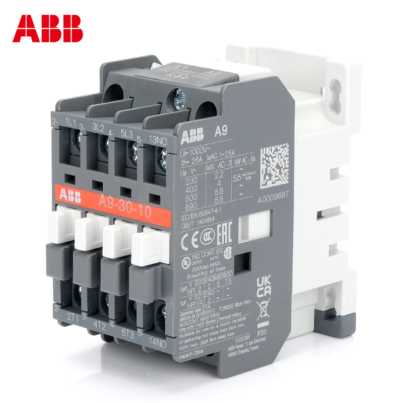 ABB接A触器95-30 A12 A40 A50 A75A A110 A185 A9-30-10交流220V - 图2