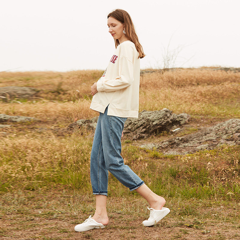 快乐屋孕妇裤秋季外穿秋装牛仔裤 快乐屋孕妇打底裤