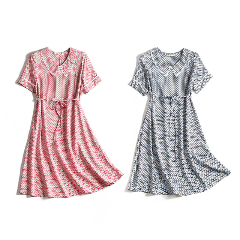 快乐屋孕妇夏装2023新款雪纺长裙 快乐屋连衣裙