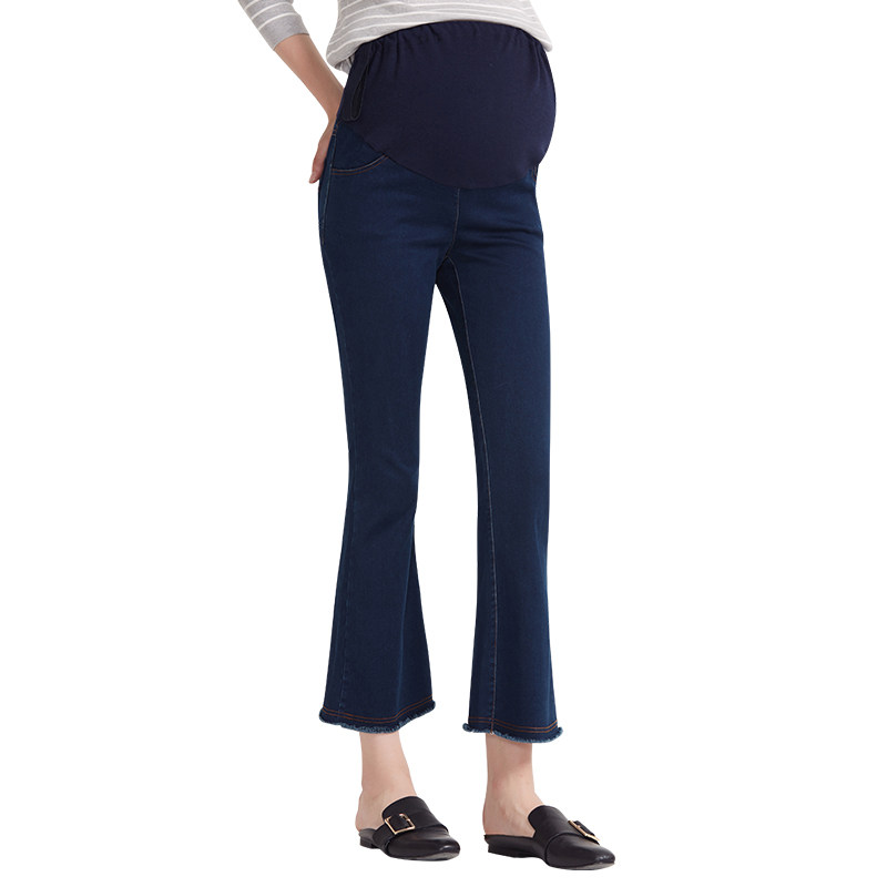 快乐屋2020秋季新品秋装孕妇裤子 快乐屋孕妇喇叭裤