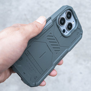 肥熊灰人II适用于苹果iPhone 15 Pro/MAX系列战术手机保护套石墨烯散热军事手机壳Magsafe无线充电手机套