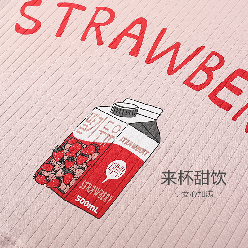 2022年新款夏季竹纤棉吊带短袖睡裙 造福鸟睡衣/家居服套装