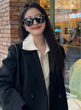 最fashion的眼镜偏光大框那女