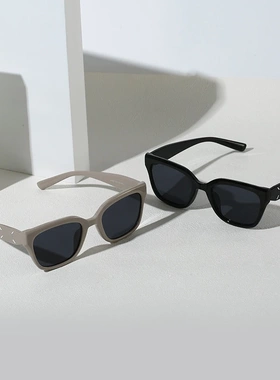 gm墨镜女高级感长方形窄框复古个性登山雪地凹造型2025新款太阳镜