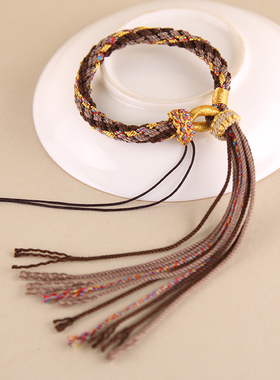 手工编织手链舒家堂手搓棉线